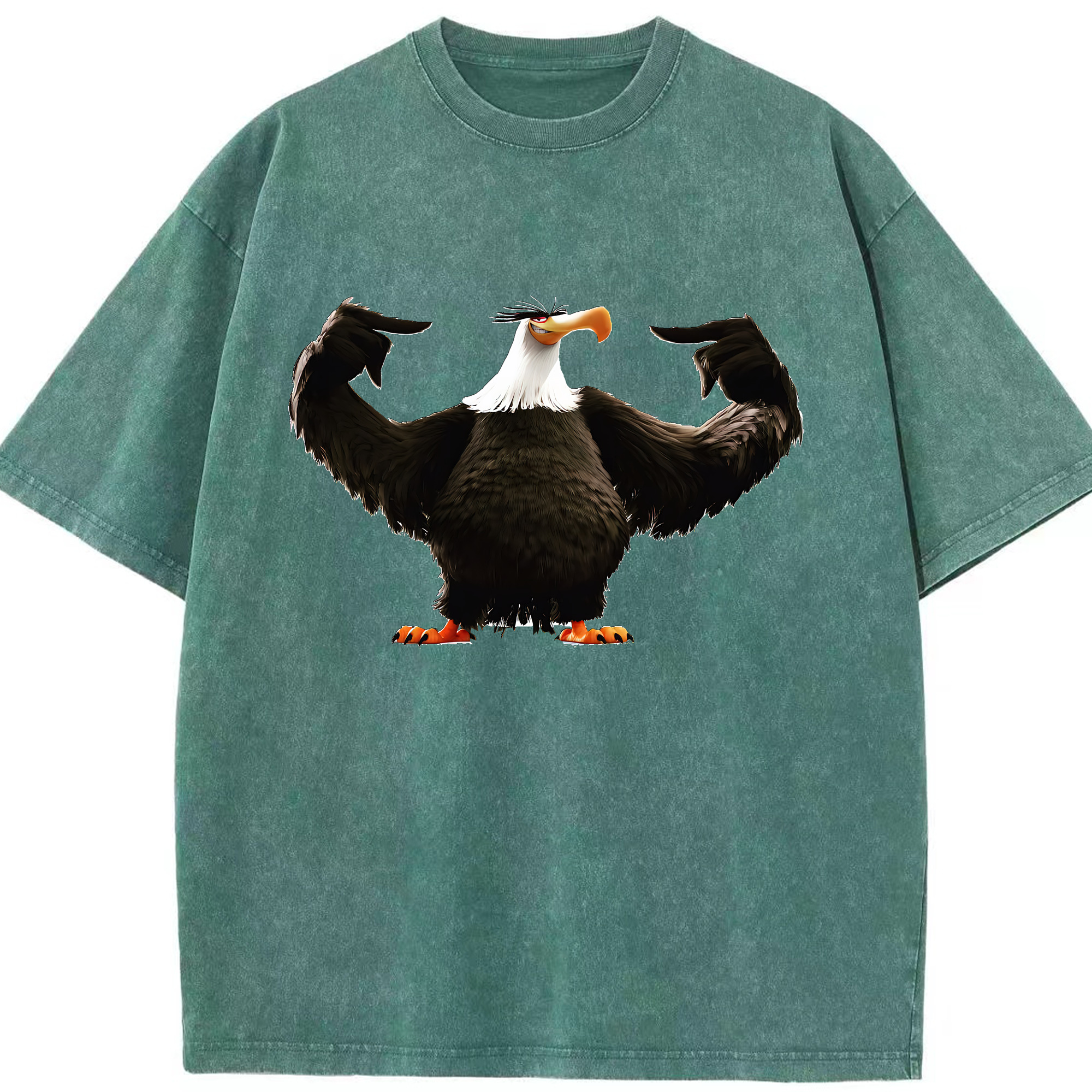 （画像用） Angry Birds アングリーバード 綿100% ヴィンテージ風 半袖Tシャツ（フロントプリント）